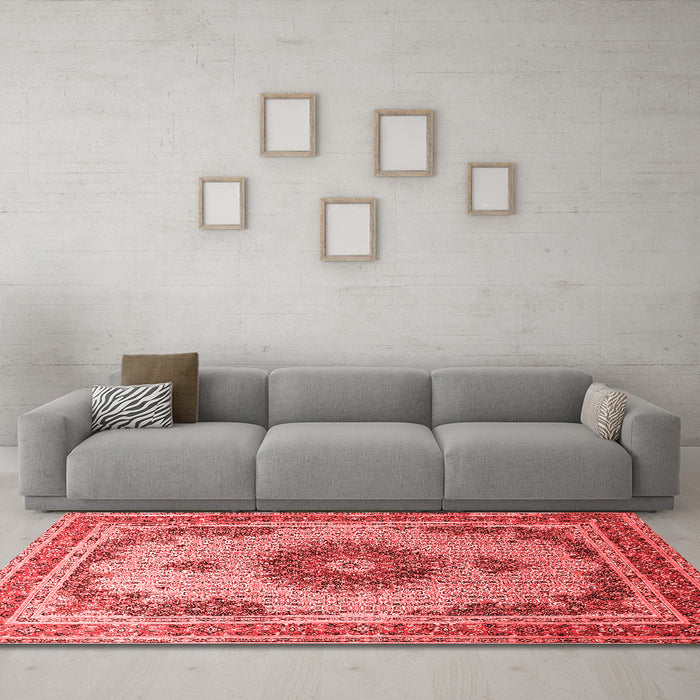 Traditional Red Washable Rugs