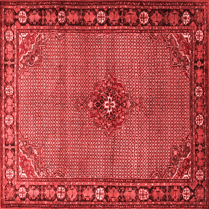 Machine Washable Persian Red Traditional Rug, wshtr1638red