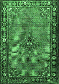 Persian Emerald Green Traditional Rug, tr1638emgrn