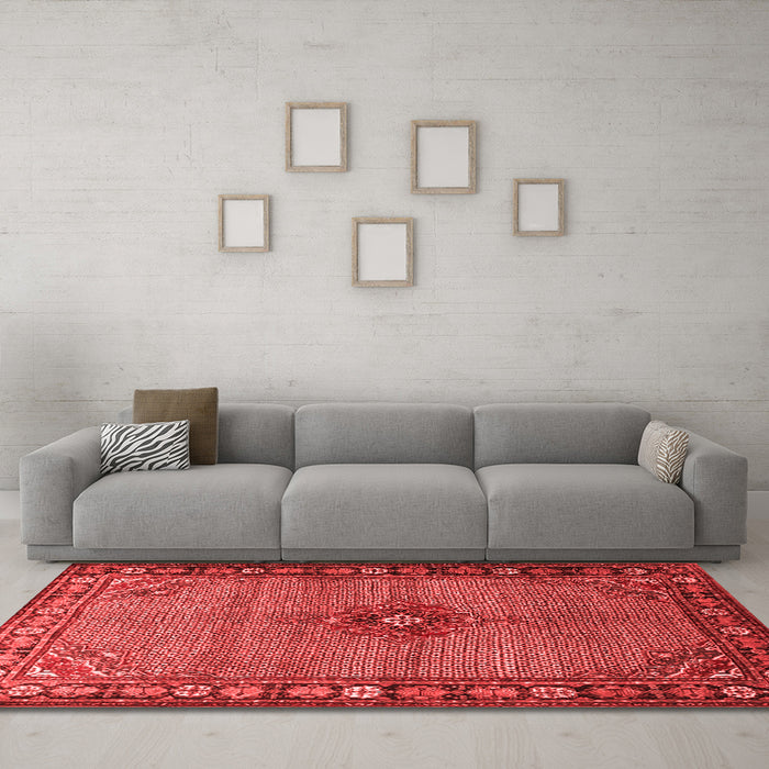 Traditional Red Washable Rugs