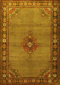 Persian Yellow Traditional Rug, tr1638yw