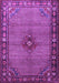 Machine Washable Persian Purple Traditional Area Rugs, wshtr1638pur