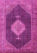 Medallion Pink Traditional Rug, tr1639pnk