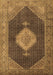 Medallion Brown Traditional Rug, tr1639brn