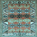 Square Persian Light Blue Traditional Rug, tr163lblu