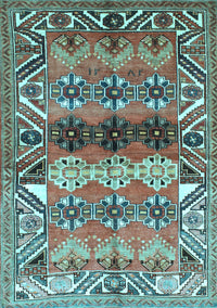 Persian Light Blue Traditional Rug, tr163lblu