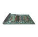 Sideview of Persian Light Blue Traditional Rug, tr163lblu