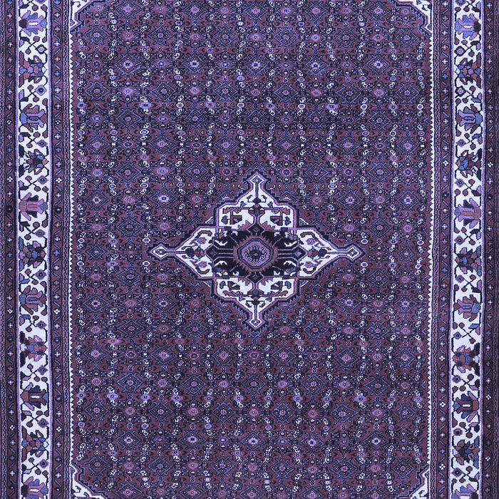 Machine Washable Persian Blue Traditional Rug, wshtr1640blu