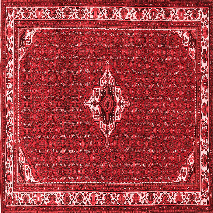 Machine Washable Persian Red Traditional Rug, wshtr1640red