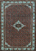 Machine Washable Persian Light Blue Traditional Rug, wshtr1640lblu