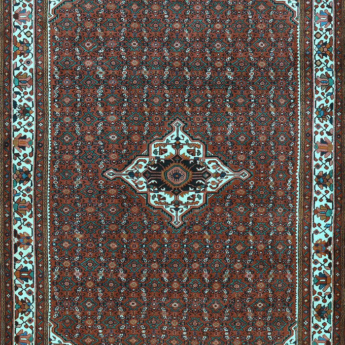 Machine Washable Persian Light Blue Traditional Rug, wshtr1640lblu