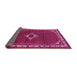 Sideview of Persian Pink Traditional Rug, tr1640pnk