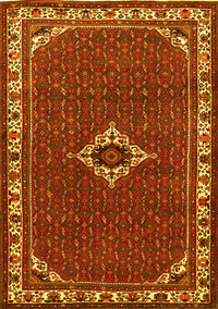 Persian Yellow Traditional Rug, tr1640yw