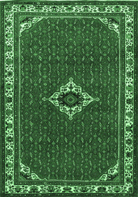 Persian Emerald Green Traditional Rug, tr1640emgrn