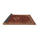 Sideview of Persian Brown Traditional Rug, tr1640brn