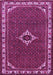 Machine Washable Persian Purple Traditional Area Rugs, wshtr1640pur