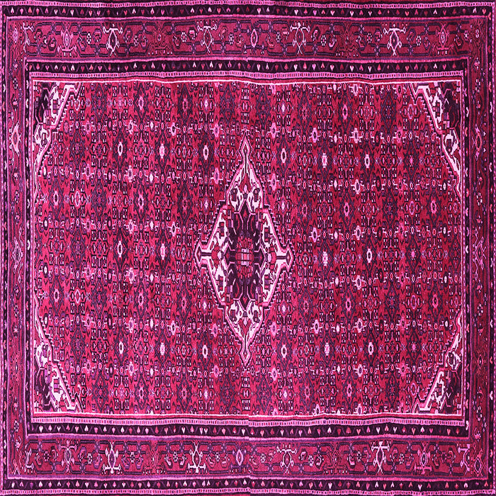 Square Persian Pink Traditional Rug, tr1641pnk
