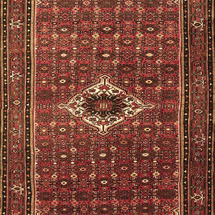Machine Washable Persian Brown Traditional Rug, wshtr1641brn