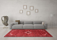 Machine Washable Persian Red Traditional Rug, wshtr1641red