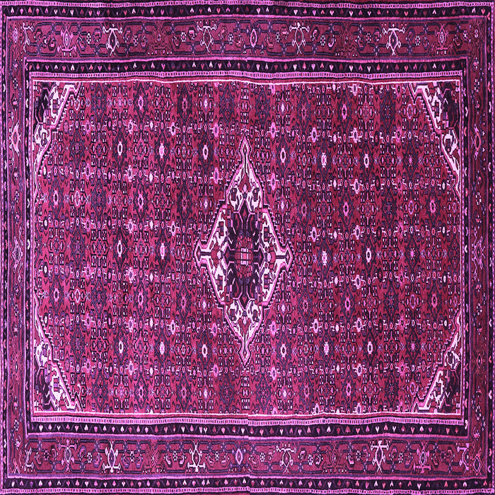 Square Persian Purple Traditional Rug, tr1641pur
