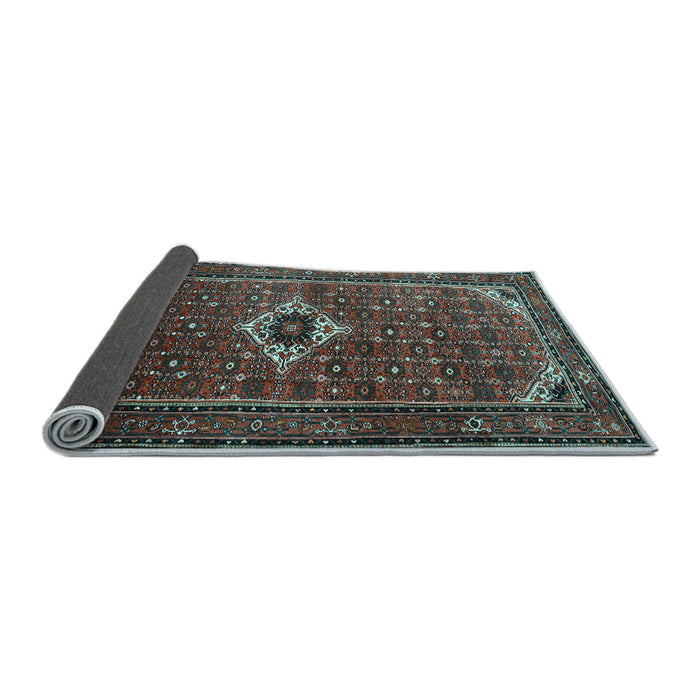 Sideview of Persian Light Blue Traditional Rug, tr1641lblu