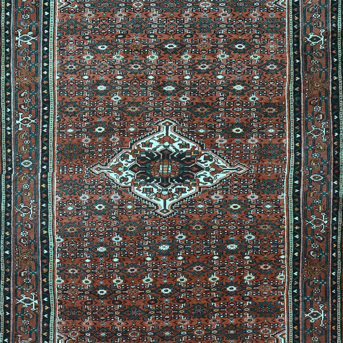 Machine Washable Persian Light Blue Traditional Rug, wshtr1641lblu