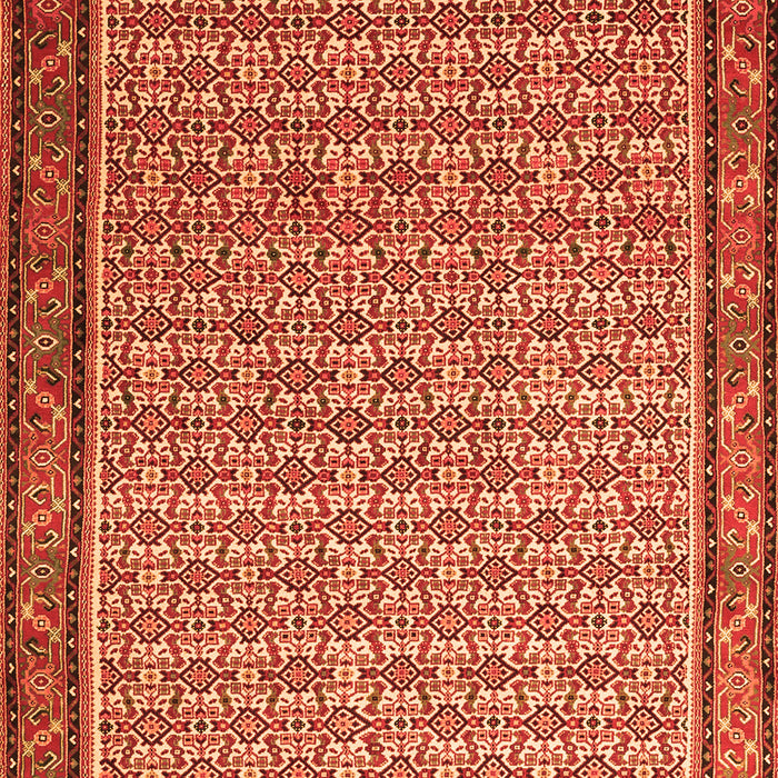 Persian Orange Traditional Rug, tr1642org