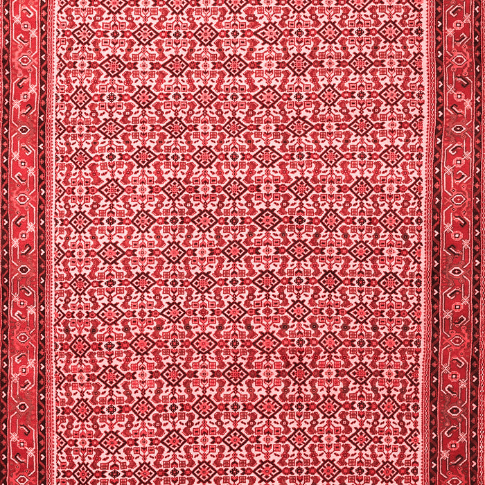 Machine Washable Persian Red Traditional Rug, wshtr1642red