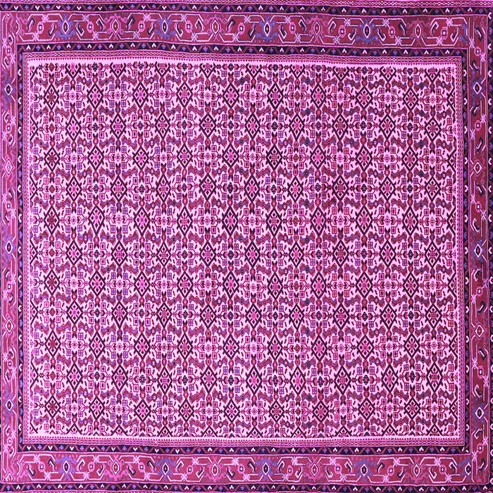 Square Persian Purple Traditional Rug, tr1642pur