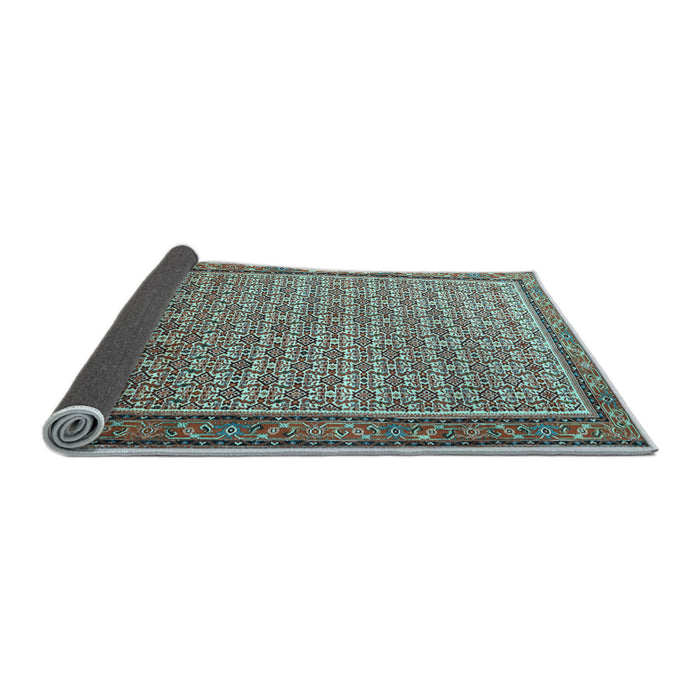 Sideview of Persian Light Blue Traditional Rug, tr1642lblu