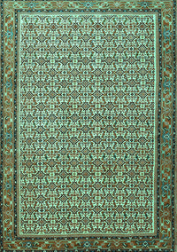 Persian Turquoise Traditional Rug, tr1642turq