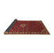Sideview of Traditional Red Persian Rug, tr1643