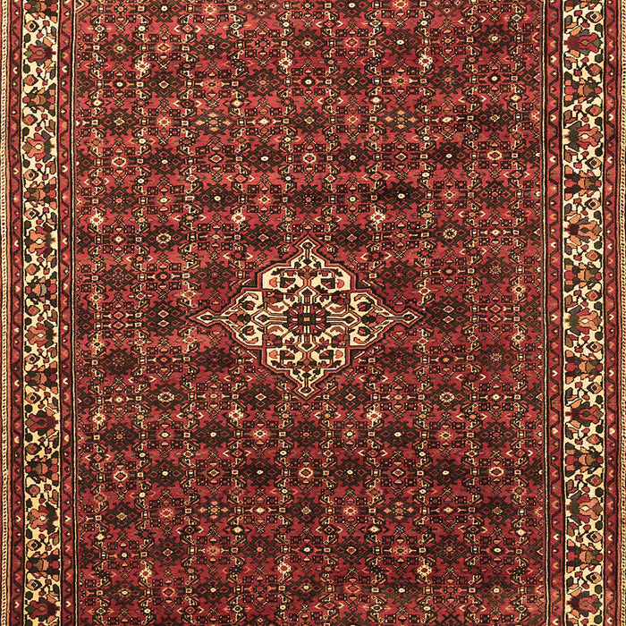 Machine Washable Persian Brown Traditional Rug, wshtr1643brn