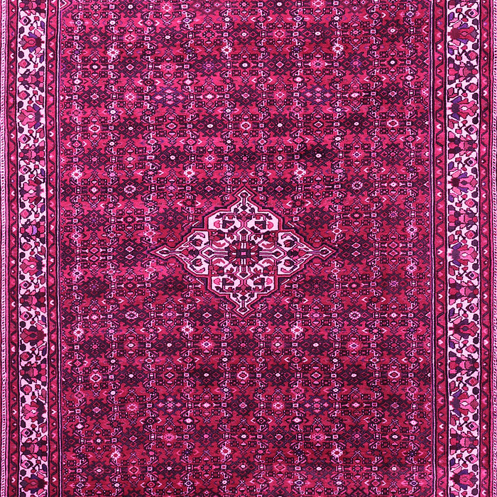 Machine Washable Persian Pink Traditional Rug, wshtr1643pnk