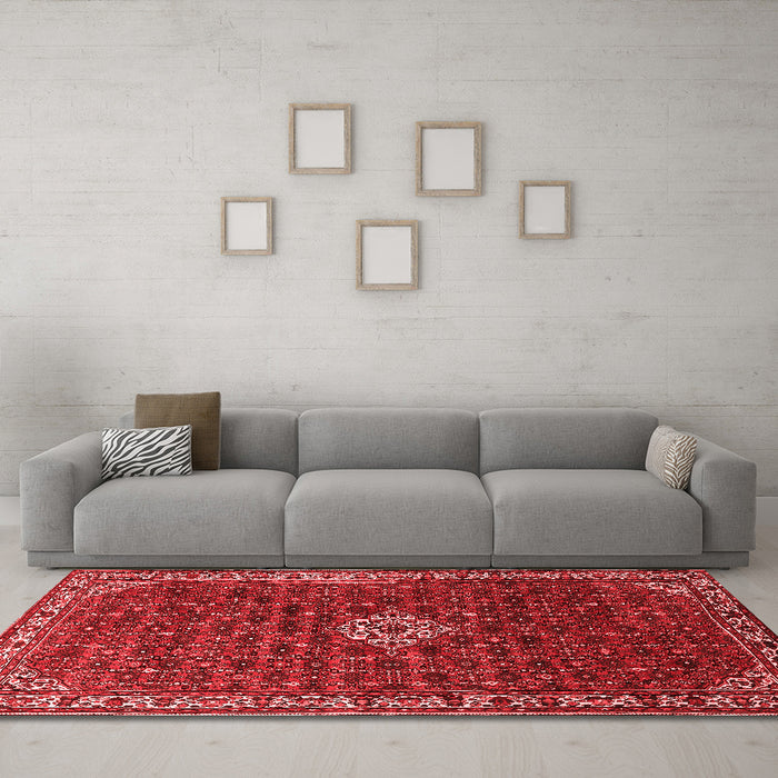 Traditional Red Washable Rugs