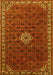 Machine Washable Persian Yellow Traditional Rug, wshtr1643yw