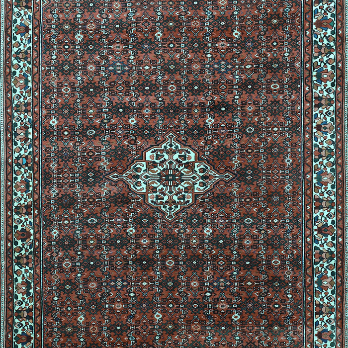 Machine Washable Persian Light Blue Traditional Rug, wshtr1643lblu