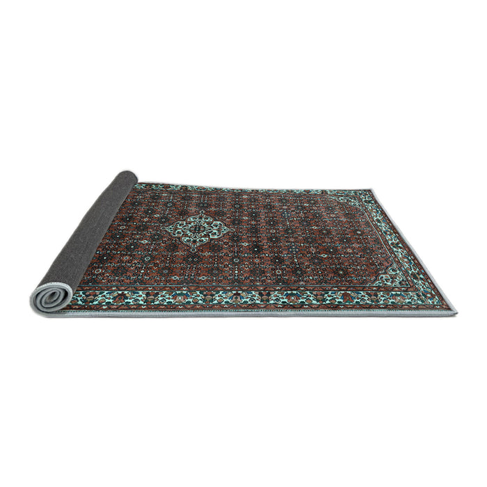 Sideview of Persian Light Blue Traditional Rug, tr1643lblu
