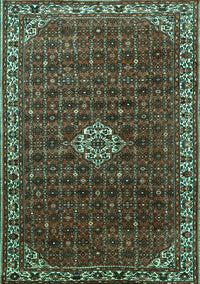 Persian Turquoise Traditional Rug, tr1643turq