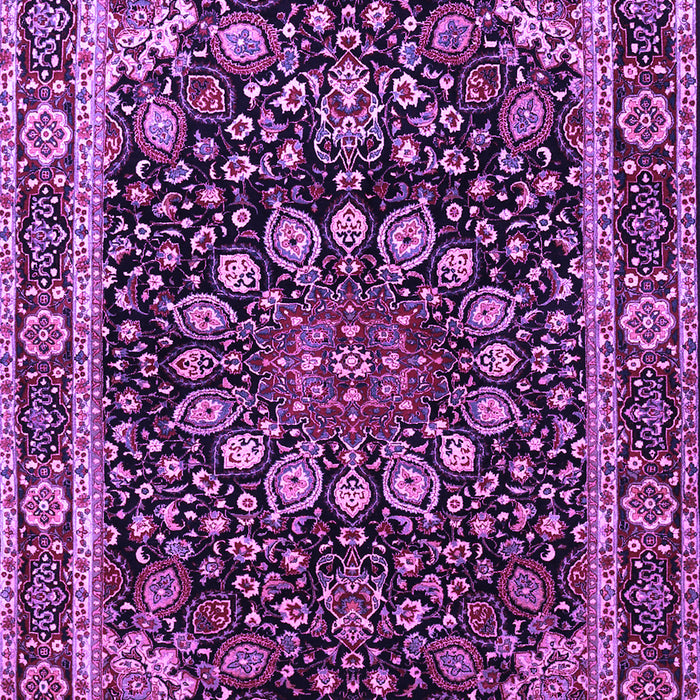 Machine Washable Persian Purple Traditional Area Rugs, wshtr1644pur