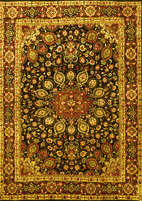 Persian Yellow Traditional Rug, tr1644yw
