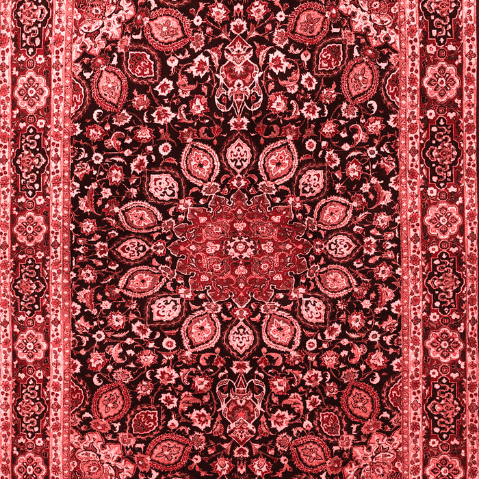 Machine Washable Persian Red Traditional Rug, wshtr1644red