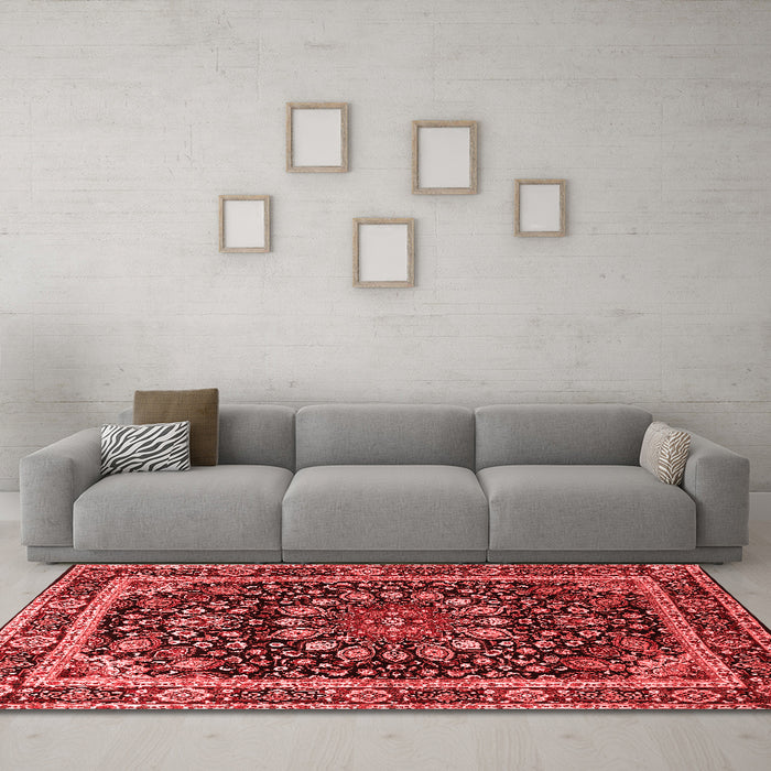 Traditional Red Washable Rugs