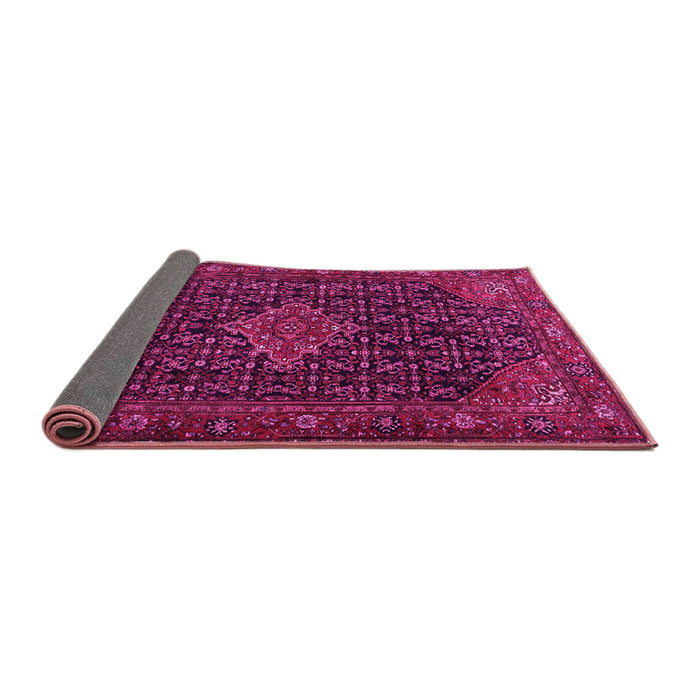 Sideview of Persian Pink Traditional Rug, tr1645pnk