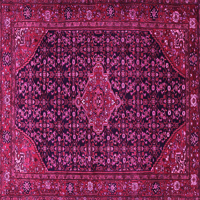Square Persian Pink Traditional Rug, tr1645pnk