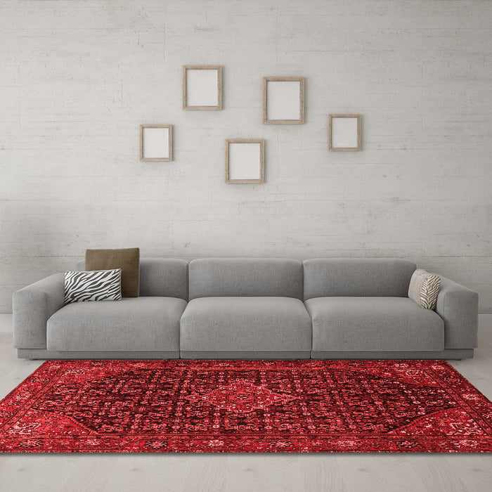 Traditional Red Washable Rugs