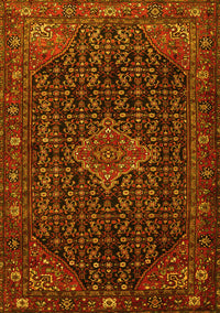 Persian Yellow Traditional Rug, tr1645yw
