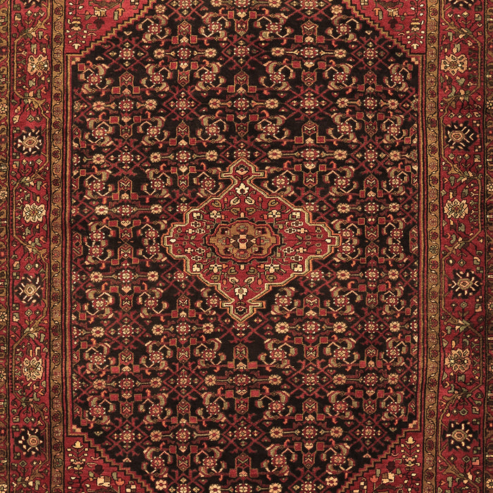 Machine Washable Persian Brown Traditional Rug, wshtr1645brn