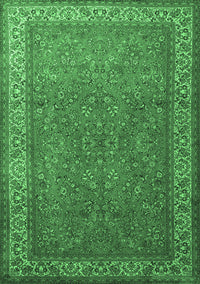 Persian Emerald Green Traditional Rug, tr1646emgrn