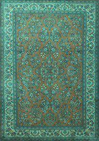 Persian Turquoise Traditional Rug, tr1646turq